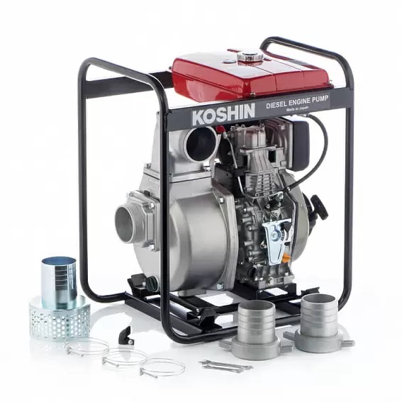 Дизельная мотопомпа для слабозагрязненной воды Koshin SEY-100D